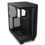 Case, NZXT, H6 Flow RGB, MidiTower, Case product features Transparent panel, Not included, ATX, MicroATX, MiniITX, Colour Black, CC-H61FB-R1