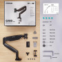 MONITOR ACC DESK MOUNT/17-49 BLACK G100-B ONKRON