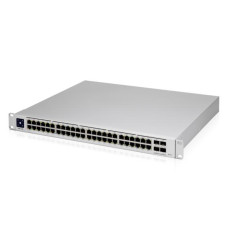 Switch, UBIQUITI, USW-48-POE, Type L2, Rack, 48x10Base-T / 100Base-TX / 1000Base-T, 4xSFP, PoE ports 32, 195 Watts, USW-48-POE