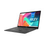 Notebook, MSI, Modern, 15 F13MG, CPU Core i3, i3-1315U, 1200 MHz, 15.6, 1920x1080, RAM 16GB, DDR4, SSD 512GB, Intel Iris Xe graphics, Integrated, ENG, Card Reader Micro SD, Windows 11 Home, Platinum Grey, 1.7 kg, MODERN15F13MG-473NL