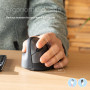 MOUSE USB OPTICAL WRL/LEFT BLACK RGOHEWLL R-GO TOOLS