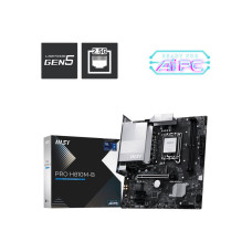 Mainboard, MSI, Intel H810, LGA1851, Micro-ATX, Memory DDR5, Memory slots 2, PROH810M-B