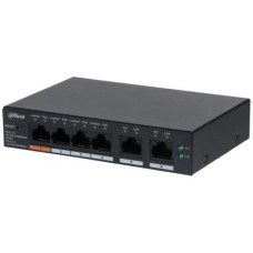 Switch, DAHUA, CS4006-4GT-60, Type L2, Desktop/pedestal, PoE ports 4, 60 Watts, DH-CS4006-4GT-60