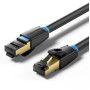 PATCH CABLE CAT.8 SFTP/1M BLACK IKABF VENTION