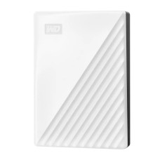 External HDD, WESTERN DIGITAL, My Passport, WDBR9S0060BWT-WESN, 6TB, USB 3.2, Colour White, WDBR9S0060BWT-WESN