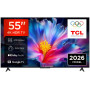 TV Set, TCL, 55 , 4K Ultra HD, 3840 x 2160 pixels, Flat, 16:9, QLED, 55P6L
