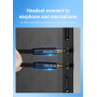 CABLE AUDIO 2X3.5MM TO 3.5MM/0.3M BBTBY VENTION