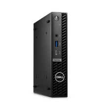 PC, DELL, OptiPlex, Micro Form Factor 7020, Micro, CPU Core i5, i5-14500T, 1700 MHz, RAM 8GB, DDR5, 5600 MHz, SSD 512GB, Graphics card Integrated Graphics, Integrated, ENG, Windows 11 Pro, Included Accessories Dell Optical Mouse-MS116 - Black,Dell Multime