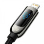 CABLE LIGHTNING TO USB-C 1M/BLACK CATLSK-01 BASEUS