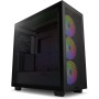 Case, NZXT, H7 Flow RGB, MidiTower, ATX, EATX, MicroATX, MiniITX, Colour Black, CM-H72FB-R1