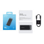 External SSD, SAMSUNG, T5 EVO, 4TB, USB 3.2, Write speed 460 MBytes/sec, Read speed 460 MBytes/sec, MU-PH4T0S/EU