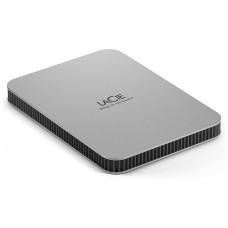 External HDD, LACIE, Mobile Drive, 1TB, USB-C, Colour Silver, STLP1000400