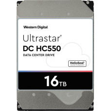 HDD, WESTERN DIGITAL ULTRASTAR, Ultrastar DC HC550, WUH721816ALE6L4, 16TB, SATA 3.0, 512 MB, 7200 rpm, 3,5, 0F38462