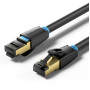 PATCH CABLE CAT.8 SFTP/5M BLACK IKABJ VENTION