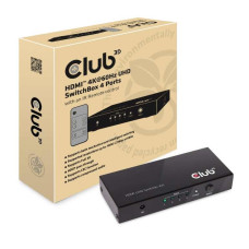 VIDEO SWITCH HDMI 4PORT/CSV-1370 CLUB3D VIDEO SWITCH HDMI 4PORT/CSV-1370 CLUB3D