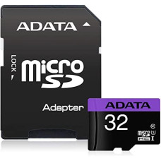 MEMORY MICRO SDHC 32GB W/ADAP./AUSDH32GUICL10-RA1 ADATA