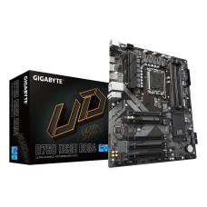Mainboard, GIGABYTE, Intel B760 Express, LGA1700, ATX, Memory DDR4, Memory slots 4, 4xPCI-Express 3.0 1x, 1xPCI-Express 4.0 16x, 2xM.2, 1xHDMI, 1xDisplayPort, 4xUSB 2.0, 1xUSB 3.2, 1xUSB-C, 1xPS/2, 1xRJ45, 3xAudio port, B760DS3HDDR4
