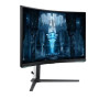 LCD Monitor, SAMSUNG, Odyssey NEO G8, 32, Gaming/4K/Curved, Panel VA, 3840x2160, 16:9, 240Hz, 1 ms, Swivel, Pivot, Height adjustable, Tilt, Colour Black / White, LS32BG850NPXEN