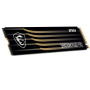 SSD, MSI, SPATIUM M480 PRO, 1TB, M.2, PCIe Gen4, NVMe, 3D NAND, Write speed 6000 MBytes/sec, Read speed 7400 MBytes/sec, 2.15mm, TBW 700 TB, MTBF 1600000 hours, S78-440L1G0-P83