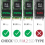 SSD ACC ENCLOSURE M.2 NVME/SATA USB-C EEM2-SB2 AXAGON