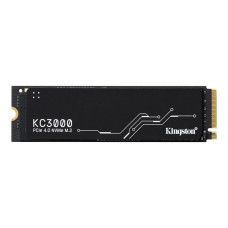 SSD, KINGSTON, KC3000, 4TB, M.2, PCIE, NVMe, 3D TLC, Write speed 7000 MBytes/sec, Read speed 7000 MBytes/sec, 3.5mm, MTBF 1800000 hours, SKC3000D/4096G