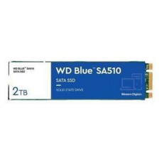 SSD, WESTERN DIGITAL, Blue SA510, 2TB, SATA 3.0, 3D NAND, Write speed 520 MBytes/sec, Read speed 560 MBytes/sec, M.2, TBW 500 TB, MTBF 1750000 hours, WDS200T3B0B