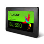 SSD, ADATA, SU650, 256GB, SATA 3.0, 3D NAND, Write speed 450 MBytes/sec, Read speed 520 MBytes/sec, 2,5, TBW 140 TB, MTBF 2000000 hours, ASU650SS-256GT-R