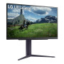 LCD Monitor, LG, 27, Panel IPS, 2560x1440, 16:9, 180Hz, 1 ms, Pivot, Height adjustable, Tilt, Colour Black, 27GS85Q-B
