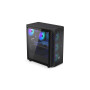 Case, ENDORFY, Signum 300 ARGB, MidiTower, Case product features Transparent panel, Not included, ATX, MicroATX, MiniITX, Colour Black, EY2A006