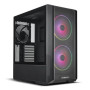 Case, LIAN LI, LANCOOL 216RX BLACK, MidiTower, Case product features Transparent panel, ATX, EATX, MicroATX, MiniITX, Colour Black, G99.LAN216RX.00
