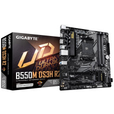 Mainboard, GIGABYTE, AMD B550, SAM4, Micro-ATX, Memory DDR4, Memory slots 4, B550MDS3HR2