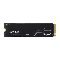 SSD, KINGSTON, KC3000, 4TB, M.2, PCIE, NVMe, 3D TLC, Write speed 7000 MBytes/sec, Read speed 7000 MBytes/sec, 3.5mm, MTBF 1800000 hours, SKC3000D/4096G