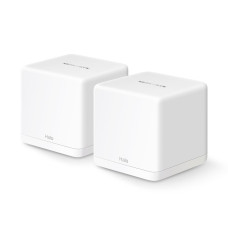 Wireless Router, MERCUSYS, Wireless Access Point / Router, 2-pack, 1500 Mbps, Mesh, IEEE 802.3ac, IEEE 802.11a, IEEE 802.11b, IEEE 802.11g, IEEE 802.11n, IEEE 802.11ax, 2x10/100/1000M, LAN \ WAN ports 3, HALOH60X(2-PACK) Wireless Router, MERCUSYS, Wireless Access Point / Router, 2-pack, 1500 Mbps, Mesh, IEEE 802.3ac, IEEE 802.11a, IEEE 802.11b, IEEE 802.11g, IEEE 802.11n, IEEE 802.11ax, 2x10/100/1000M, LAN \ WAN ports 3, HALOH60X(2-PACK)