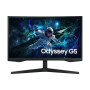 LCD Monitor, SAMSUNG, 27 , 2560 x 1440 pixels, Wide Quad HD, Native aspect ratio 16:9, LED, Curved, LS27CG554EUXEN