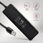 I/O HUB USB TRAVEL/0.19M HUE-C1A AXAGON