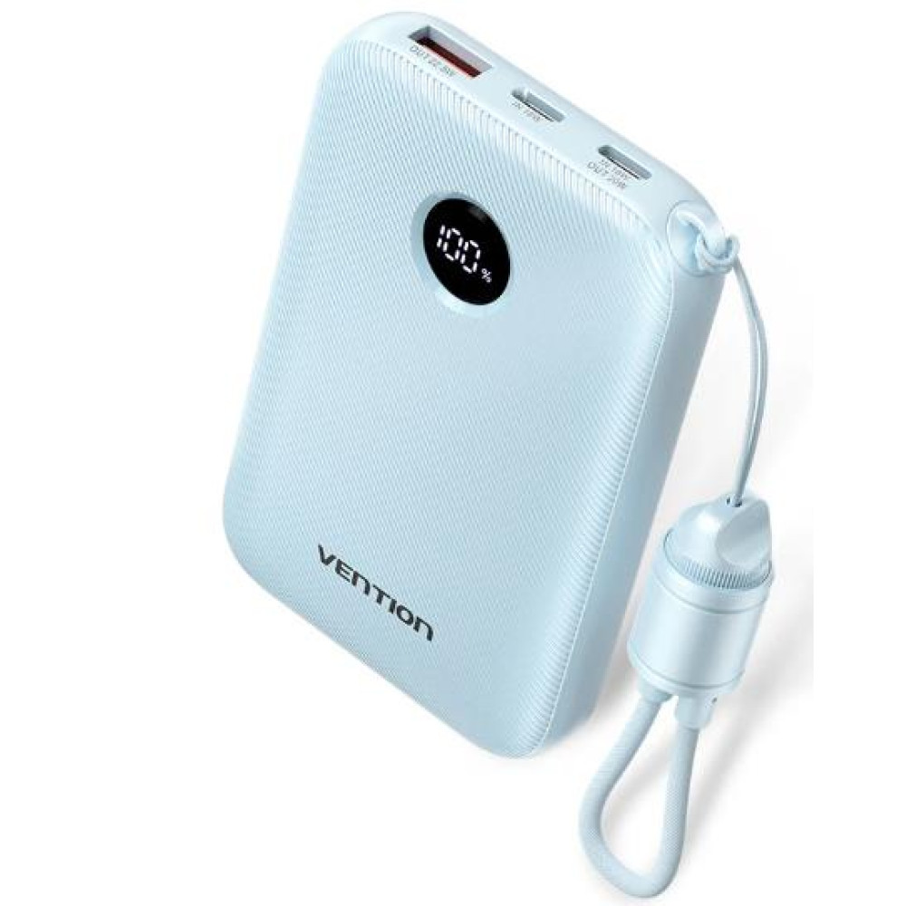 POWER BANK USB 10000MAH 22.5W/BLUE FKAL0-C VENTION POWER BANK USB 10000MAH 22.5W/BLUE FKAL0-C VENTION