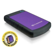 External HDD,TRANSCEND,StoreJet,1TB,USB 3.0,Colour Purple,TS1TSJ25H3P