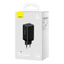 MOBILE CHARGER WALL 65W/1M BLACK CCGP120201 BASEUS