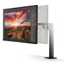 LCD Monitor, LG, 31.5, Panel IPS, 3840x2160, 16:9, 60Hz, 5 ms, Speakers, Swivel, Pivot, Height adjustable, Tilt, Colour Black, 32UN880K-B