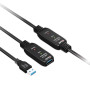 CABLE USB3.2 REPEATER 15M/M/F CAC-1406 CLUB3D