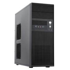 Case, CHIEFTEC, ATX/micro ATX, Black, Midi Tower, PC, CQ-01B-U3-OP, CQ-01B-U3-OP