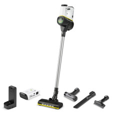 Vacuum Cleaner, KARCHER, Cordless vacuum cleaner VC 6 Cordless ourFamily Battery Plus, Upright/Cordless/Bagless, Capacity 0.8 l, Noise 78 dB, White, Weight 2.6 kg, 1.198-677.0