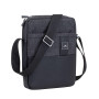 TABLET CASE CROSSBODY 11/8811 BLACK MELANGE RIVACASE