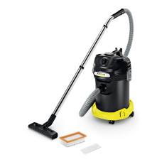 Vacuum Cleaner, KARCHER, Ash and dry vacuum cleaner AD 4 Premium, 600 Watts, Suction power 150, Capacity 17 l, Noise 80 dB, Black, Weight 5.3 kg, 1.629-731.0