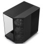 Case, NZXT, H6 Flow RGB, MidiTower, Case product features Transparent panel, Not included, ATX, MicroATX, MiniITX, Colour Black, CC-H61FB-R1