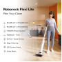 Vacuum Cleaner, ROBOROCK, FLEXI LITE, Upright/Wet/dry/Cordless/Bagless, Capacity 0.4 l, Noise 73 dB, White, Weight 3.89 kg, WD3D3A01-01