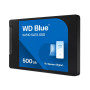 SSD, WESTERN DIGITAL, Blue SA510, 500GB, SATA 3.0, Write speed 510 MBytes/sec, Read speed 560 MBytes/sec, 2,5, TBW 200 TB, MTBF 1750000 hours, WDS500G3B0A