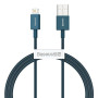 CABLE LIGHTNING TO USB 1M/BLUE CALYS-A03 BASEUS