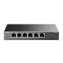 Switch, TP-LINK, TL-SF1006P, Desktop/pedestal, 6x10Base-T / 100Base-TX, PoE+ ports 4, TL-SF1006P