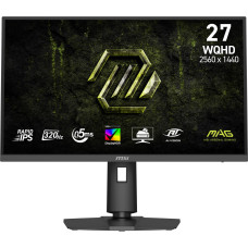 LCD Monitor, MSI, 27 , 2560 x 1440 pixels, Wide Quad HD, Native aspect ratio 16:9, LCD, Flat, MAG274QPFX32